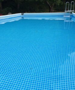 Intex 24ft X 12ft X 52in Ultra Frame Rectangular Pool Set with Sand Filter Pump, Ladder, Ground Cloth & Pool Cover 24ft X 12ft X 52 62 811BW2XJIjL 2