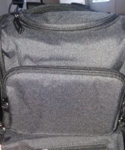 Mancro Diaper Bag Backpack, Multifunctional Dad Diaper Bag with 2 Side Insulated Pockets, Travel Water Resistant Baby Diaper Backpack for Men Women with Stroller Straps, Black 52 811DO4qGrSL