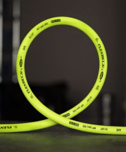 Flexzilla Air Hose, 1/4 in. x 25 ft., 1/4 in. MNPT Fittings, Heavy Duty, Lightweight, Hybrid, ZillaGreen - HFZ1425YW2 Flexzilla 1/4" (inches) x 25' (feet) Coupler and Plug 17 811DkIzVm L 1
