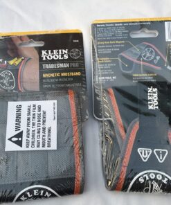 Klein Tools 55895 Magnetic Wristband, Tradesman Pro Tool Wristband Holds Wire Connectors, Screws, Nails, Drill Bits, With Breathable Mesh 39 811Ep5lJyJL