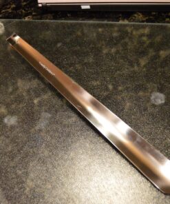 Comfy Clothiers - Perfect Metal Shoe Horn Long Handle (16.5"/42cm) - Multifunctional Stainless Steel Stick for Seniors & Kids, Slip Shoe Helper for All Types of Foot Wear, Easy to Use for Kids & Adult 1-pack 37 811FILtGRbL