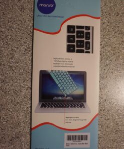 MOSISO Silicone Keyboard Cover Compatible with MacBook Air 13 inch A1466 A1369 2010-2017&Compatible with MacBook Pro 13/15 inch (with/Without Retina Display, 2015 or Older Version), Black 40 811FtzfzSvL