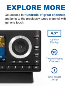 SiriusXM SXPL1H1 Onyx Plus Satellite Radio with Home Kit – Hear SiriusXM on Your Home Stereo or Powered Speakers 15 811GWmbjKkL