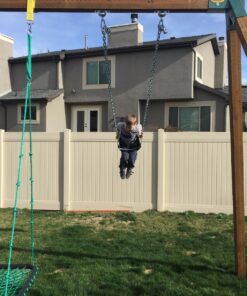 Eastern Jungle Gym Easy 1-2-3 A-Frame 2 Brackets for Swing Set with All Mounting Hardware, Green 2 A-Frame Swing Set Brackets 33 811GxH6KG8L