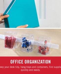 VELCRO Brand - Sticky Back Hook and Loop Fasteners | Perfect for Home or Office | 3 1/2in x 3/4in Strips | Pack of 4 | White (VEL90076) 4Pk 18 811H1Qp0acL 1