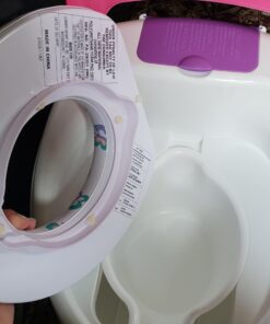 Summer Infant Step by Step Potty, Pink - 3-in-1 Potty Training Toilet - Features Contoured Seat, Flushable Wipes Holder and Toilet Tissue Dispenser, 13x9.5x15.5 Inch (Pack of 1) 1 Count (Pack of 1) 40 811HLeGZzmL