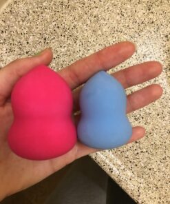 Essencell Cosmetic Pro Makeup Blender Sponges 2pc Pack - Easily Blend Liquid Foundation,Highlight and Contour-Flawless Sponge Applicator 2 Count (Pack of 1) 34 811Hc1jbE1L