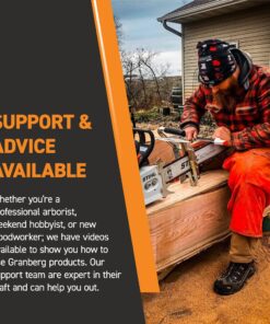 Granberg Chainsaw Sharpener, G106B - Easy File-N-Joint Bar Mounted Guide System - Best Chain Saw Blade Teeth Grinder Sharpening Tool Set - Portable Filing Hand Attachment Sharpen File Accessories Kit Chain Saw Sharpener 27 811Hji3AkXL