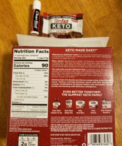 SlimFast Low Carb Chocolate Snacks, Keto Friendly for Weight Loss with 0g Added Sugar & 3g Fiber, Peanut Butter Chocolate, 14 Count Box (Packaging May Vary) Peanut Butter Snack Cup 35 811I1lxlpL