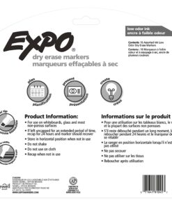 EXPO Low Odor Dry Erase Markers, Chisel Tip, Assorted Colors, 16 Pack 16 Count (Pack of 1) 47 811I6SLuAjL