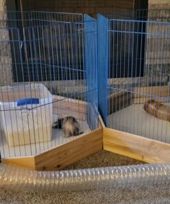 Kaytee Pet-N-Playpen with Mat for Pet Rabbits, Guinea Pigs, Ferrets or Other Small Animals 22 811JPgwcM5L