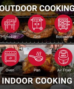 MEATER Block: 4-Probe Premium WiFi Smart Meat Thermometer | for BBQ, Oven, Grill, Kitchen, Smoker, Rotisserie | iOS & Android App | Apple Watch, Alexa Compatible | Dishwasher Safe 24 811KKxx5BXL