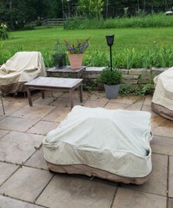 Classic Accessories Veranda Water-Resistant 30 Inch Patio Lounge Chair Cover, Patio Furniture Covers, Pebble/Bark/Earth 30"L x 35"D x 31"H 52 811KnYO8xvL