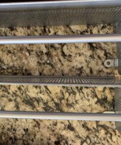 Simple Houseware Wall Mounted Spice Rack, Silver, Set of 2 44 811LqMKPGYL