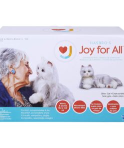 Alternative view of JOY FOR ALL - Silver Cat with White Mitts - Interactive Companion Pets - Realistic & Lifelike