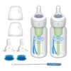Dr. Brown's Options+ Bottle Specialty Feeding Set, 4oz/120mL, 2-Pack, 0m+ 2 Count 4 Ounce 45 811MrknUKL