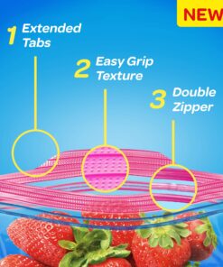 Ziploc Storage Bags, Gallon, 38 ct (Pack of 3) 114 Count (Old) 12 811NF2ucDjL