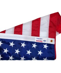 American Flag - 100% Made in the USA - 4' x 6' ft - Perma-Nyl Sewn Nylon with Grommets - Durable, and Patriotic - For Gardens, Homes, Patios and Cars – By Valley Forge Flag 4'x6' 11 811O b71vVL