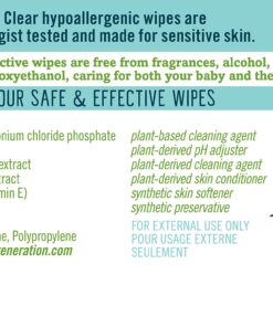 Alternative view of Seventh Generation Thick & Strong Free and Clear Baby Wipes with Flip Top Dispenser, 768 Count