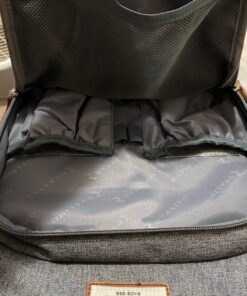 RUVALINO Diaper Bag Backpack, Multifunction Travel Back Pack Maternity Baby Changing Bags, Large Capacity, Waterproof and Stylish, Gray 60 811ORhRr3aL