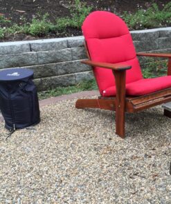 Outland Living Firebowl UV and Weather Resistant 740 Propane Gas Tank Cover with Stable Tabletop Feature, Fits Standard 20 lb Tank Cylinder, Ventilated with Storage Pocket Cover + Tabletop Black 30 811PAVXAowL