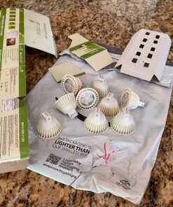 Bioluz LED 10 Pack MR16 LED 50W Halogen Equivalent Dimmable 7w 3000K 12v AC/DC UL Listed 41 811Pi65nz8L