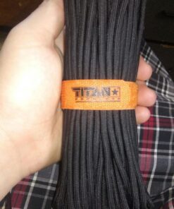 620 LB SurvivorCord Hank, Paracord 550 Type III, Military Grade, Heavy Duty Paracord with 3 Survival Strands, Cordage for Camping, with Survival Firestarter. Black (100 Ft) 100 Feet 54 811Pl3cd8DL