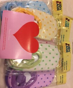 Kisgyst 5 Pairs Baby Girls Toddler Cartoon Dots Anti Slip Skid Foot Socks No-Show Crew Cotton Socks Sneakers 10-30 Months 23 811QE11Ko4L