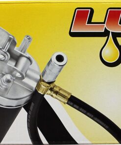 LUMAX LX-1152 Black Heavy Duty Deluxe Pistol Grease Gun with 18" Flex Hose, Handy 3-Way Loading - Fill with Standard Cartridge, Suction or Bulk Fill. Convenient One-Hand Operation for Easy Greasing. 18 811R3qbzd1L