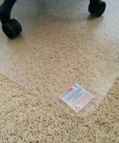 Floortex Polycarbonate Chair Mat 47" x 35" for Plush Pile Carpets 1 39 811RULA7MPL