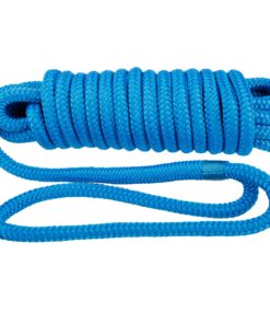 Amarine Made Double Braided Nylon Dock Lines 7700 lbs Breaking Strength (L: 25 ft. D:5/8 inch Eyelet: 15 inch) Marine Mooring Rope Boat Dock Lines Working Load Limit:1540 lbs 14 811Slxc U6L