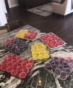 Polar Ice Disposable Plastic Glasses with Lids, 2-Ounce, Translucent, 250-Pack 3 811TV52dmUL