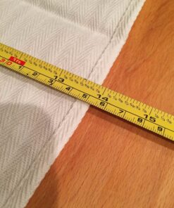 Liliane Collection 13 Blue Kitchen Dish Towels - 27" x 14" 2-ply Commercial Grade Absorbent 100% Cotton Kitchen Towels - Classic Herringbone Tea Towels 30 811TghxW3GL