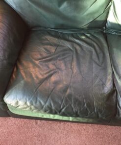 The Original Leather Recoloring Balm by Furniture Clinic - 16 Color Options - Leather Repair Kit for Furniture - Restore Couches, Car Seats, Clothing - Non-Toxic Leather Repair Cream (Pine Green) Pine Green 47 811UAMweSXL