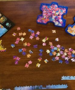 Ravensburger Sort and Go Jigsaw Puzzle Accessory - Sturdy and Easy to Use Plastic Puzzle Shaped Sorting Trays to Organize Puzzles Up to 1000 Pieces, Blue 63 811USWoJefL