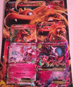 Pokemon Cards POK16CHAREXBX TCG: Charizard-EX Box Fire Blast Card Game, Multicolor Base 20 811VMyfvAVL