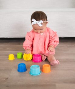 The First Years Stack & Count Stacking Cups - Toddler Toys - Learning and Baby Bath Toys for Kids - 8 Count 9 Piece Set 20 811W3krzhxL 2