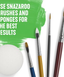 Snazaroo Green Starter Brushes - Set of 3 14 811ZFxyX0IL