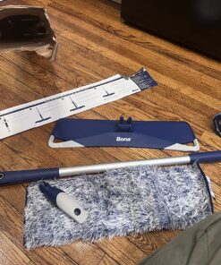 Bona Premium Microfiber Floor Mop for Dry and Wet Floor Cleaning - Includes Microfiber Cleaning Pad and Microfiber Dusting Pad - Dual Zone Cleaning Design for Faster Cleanup Standard 39 811ZL3TZ6vL