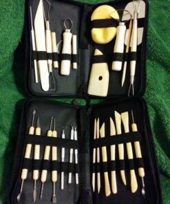 U.S. Art Supply 26-Piece Pottery & Clay Sculpting Tool Sets with Canvas Cases 26-Piece with Nylon Cases 21 811ZZWNcz L