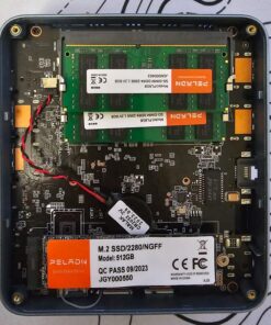 PELADN Mini PC, Intel 11th Gen N5095 (up to 2.9GHz) Win11 Pro, 16GB DDR4 RAM, 512GB SSD, 4K HD, BT4.2, Dual HDMI, WiFi 2.4G/5G, Gigabit Ethernet. Small Desktop PC 22 811b5D1kbL