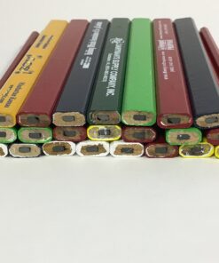 Alternative view of 24 Lot Misprint Woodcase Carpenter Pencils, 2 Lead, Bulk Wholesale Lot