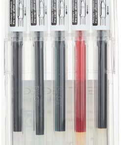 PILOT G-Tec-C Gel Ink Rolling Ball Pens, Ultra Fine Point (0.4mm), Black/Blue/Red/Green/Purple Inks, 5-Pack Pouch (35480) 5 Count (Pack of 1) Black/Blue/Red/Green/Purple Ink 11 811cKnynL6L