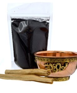 Alternative view of Alternative Imagination Dragon Copper Offering Bowl Kit. Includes Sand and Palo Santo
