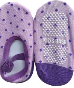 Kisgyst 5 Pairs Baby Girls Toddler Cartoon Dots Anti Slip Skid Foot Socks No-Show Crew Cotton Socks Sneakers 10-30 Months 17 811eNBIuPsL