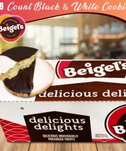 Beigel's Black and White Cookies | New York Style | Fresh | Kosher | Large | Individually Wrapped | 18 Count 10 811gLY1NepL