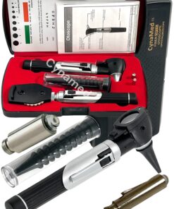 Diagnostix Fiber Optic Otoscope Set, with Hard Case Complete Diagnostic Set White Bright Led Light 2 Free Replacement Bulbs 9 811ioUJIWrL