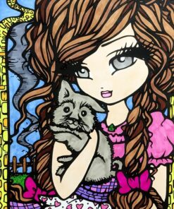 Sweet & Simple Whimsy Girls: Mermaids and More to Color 56 811knpQvKL