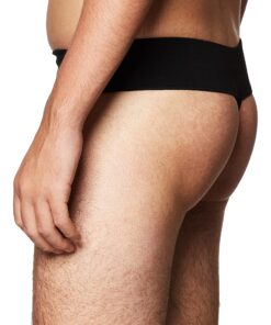 Capezio Men's Reinforced Front-Lined Thong Dance Belt Small Black 8 811krZys7vL