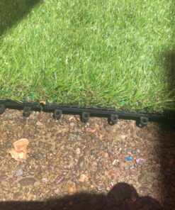 GOLDEN MOON Turf Grass, Artificial Grass, Tile Interlocking and Self-Draining Mat for Patio, Indoor Outdoor, 1x1 ft, 1.5 in Pile Height, 9 Pack 9 Tiles(9 sq ft) 40 811kzsJypL